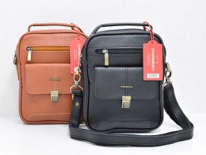 دوشی مردانه 803 کیف دوشی چرم مردانه -image-shoes