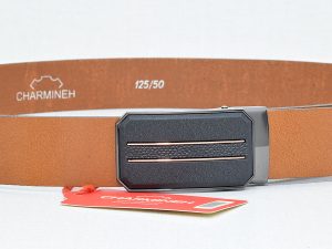 چرم کد 903 عسلی 3 کمربند چرم