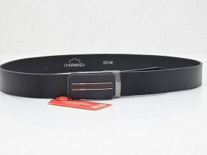 چرم کد 903 مشکی 2 کمربند چرم