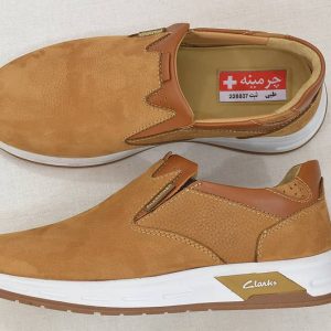 کفش بی بند عسلی