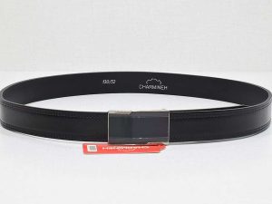 چرم مشکی کد 945 2 کمربند مردانه- image - belt