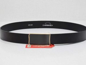 چرم مشکی کد 948 3 کمربند چرم - image - belt