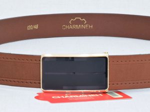 چرم عسلی کد 956 3 کمربند چرم