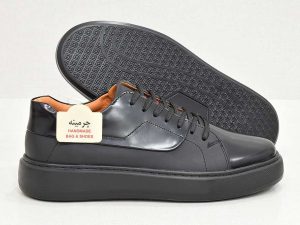 طبی مشکی کد 397 2 کفش چرم