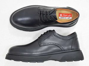 طبی مشکی کد 402 4 image-shoes-کفش طبی مردانه