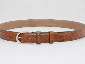 کد 957 عسلی 3 کمربند چرمی مردانه- image - belt