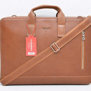 کیف چرم دانشجویی لپ تاپ مردانه -image- bag