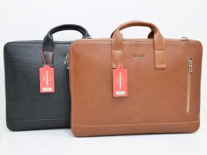 کیف چرم دانشجویی مردانه مشکی