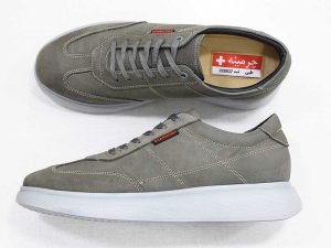 اسپرت طوسی کد 422 4 کفش اسپرت چرمی مردانه-image-shoes