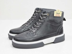 کتونی چرم طوسی