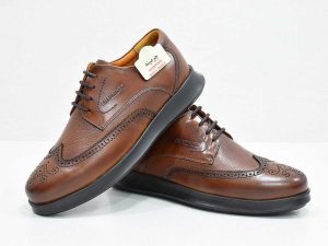 طبی کد 447 h 3 کفش طبی مردانه - image- shoes-Leather