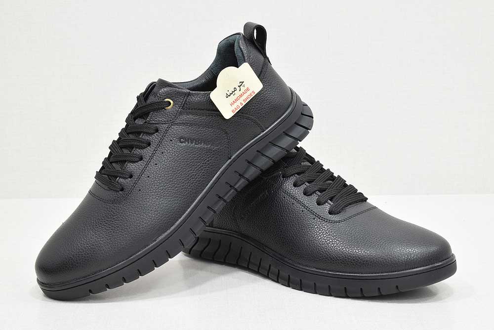 اسپرت مشکی کد 484 3 کفش چرم مردانه