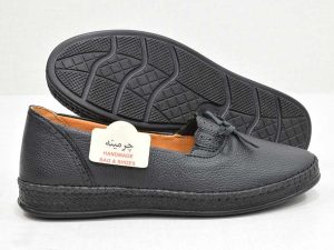 طبی زنانه کد 2043 M 2 کفش طبی چرم زنانه