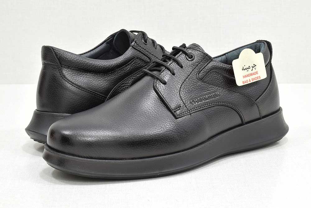 طبی مشکی کد 486 1 کفش طبی - image- shoes-Leather