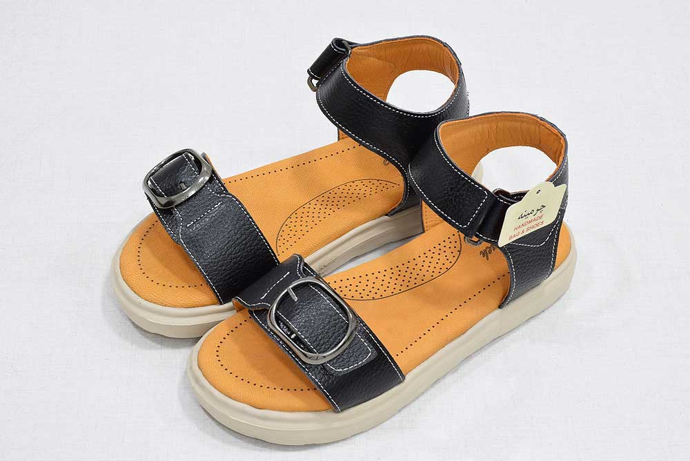 طبی زنانه 2060 مشکی 2 طبی زنانه - image- shoes-Leather