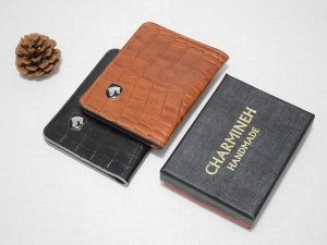 کیف چرمی مدارک ماشین ایران خودرو کد 628