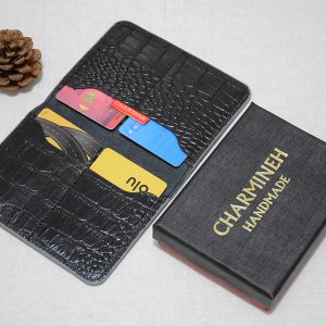 کیف چرمی مدارک ماشین ام وی ام کد637