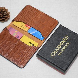 کیف چرمی مدارک ماشین ام وی ام کد637